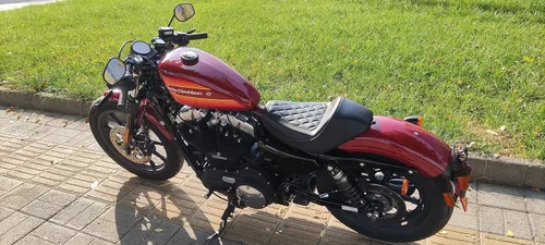 Vista 8 de Manillar de 1" con Φ 2.165 in Clip-Ons Manillar compatible con Harley Davidson Sportster Roadster XL1200CX 2016-Current Modified Cafe racer