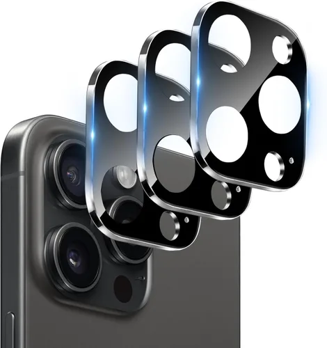 Vista 47 de Dengduoduo Paquete de 3 protectores de lente de cámara de vidrio templado para iPhone 15 de 6.1 pulgadas y para iPhone 15 Plus de 6.7 pulgadas