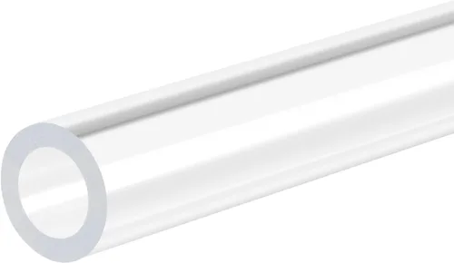 Vista 24 de MECCANIXITY Tubo de plástico rígido redondo transparente de acrílico 2 mm ID 4 mm OD 305 mm (12 ") para lámparas y linternas, sistema