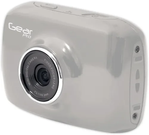Vista 3 de Sound Around Gear Pro Cámara de acción deportiva de alta definición, 1080p 720p videocámara gran angular con pantalla táctil 2.0, ranura
