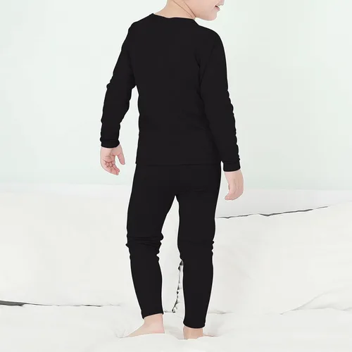 Vista 4 de American Trends Kids Thermal Underwear Set Ultra Soft Kids Long Johns Sets Toddler Base Layer for Boys Girls