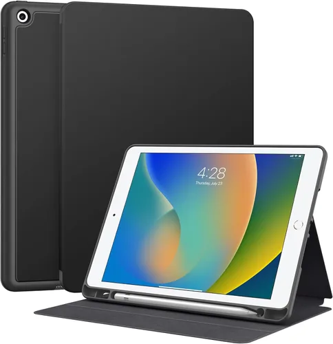 Vista 17 de Supveco Funda para iPad de 9ª/8ª/7ª Generación 10.2 pulgadas (Modelo 2021/2020/2019) con Soporte para Lápiz, Funda Folio Premium con Soporte