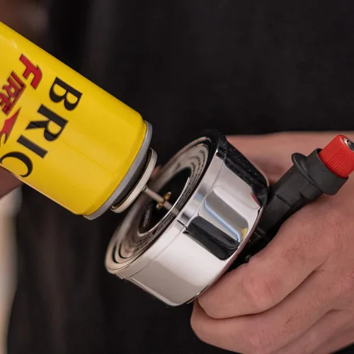 Vista 2 de Portable Mini Butane Torch Burner for Siphon Coffee (Vacuum Pot) – Adjustable Flame, Refillable Tabletop Bunsen Burner for Brewing, Fondue & Lab Use