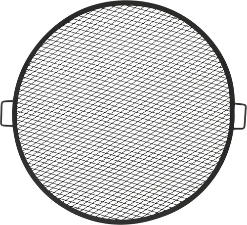 Vista 12 de Sunnydaze X-Marks Parrilla de cocción para fogata– varios tamaños disponibles., 22 pulgadas, Negro