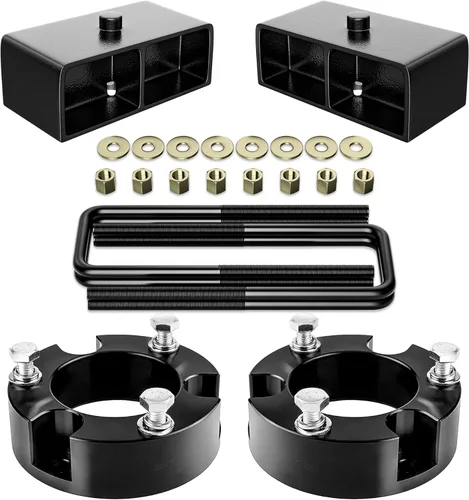 Vista 12 de Flycle Kit de elevación de nivelación de 1.5 pulgadas, kit de nivelación frontal de 1.5 pulgadas, espaciadores de puntal delantero forjado