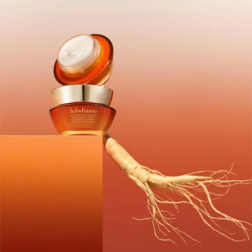 Vista 5 de Sulwhasoo Concentrated Ginseng Rejuvenating Cream- Korean Ginseng & Peptide Anti-Aging Moisturizer with Vitamin C Derivative & Squalane for Wrinkles