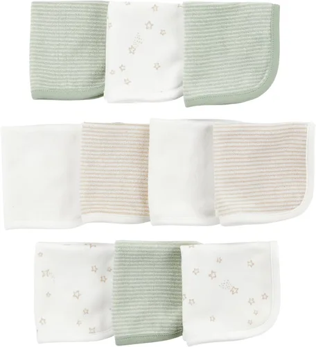 Vista 8 de Simple Joys by Carter's Juego de toallitas unisex para bebés, paquete de 10