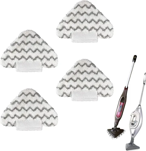 Paquete de 4 almohadillas de repuesto para trapeador de vapor triangulares