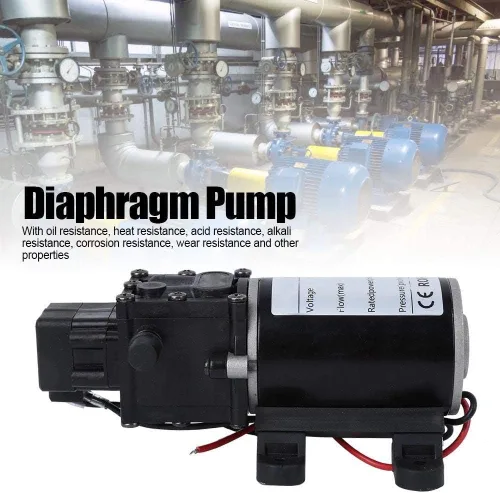 Vista 2 de Oumefar Bomba de diafragma inteligente DC12V 18V 1.2mpa Salida de agua derecha fresca de alta presión autocebante ducha automática Booster Pump