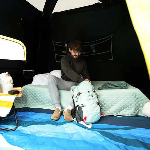 Vista 4 de CORE Blackout Instant Cabin Tent Large Family Pop Up Dark Room Tent with Easy Camp Setup Included Storage Pockets for Outdoor Camping Accessories