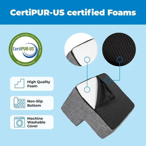 Vista 6 de Best Pet Supplies Escalones y pasos para perros - Escalones de espuma para perros pequeños y gatos, soporte de paso de mascotas equilibrado