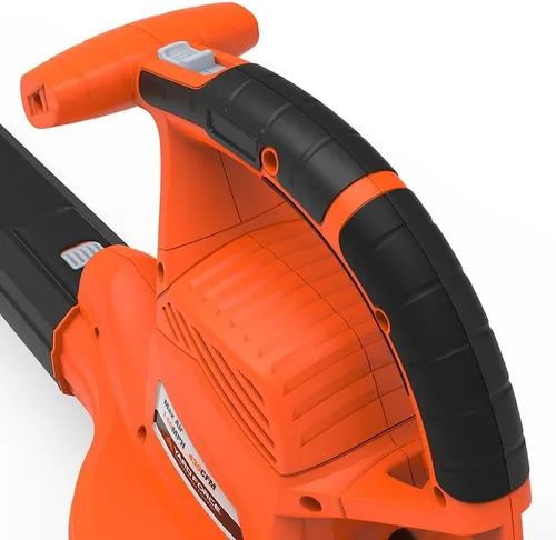 Vista 6 de Yard Force Soplador de hojas eléctrico de 12 A y aspiradora YF12BLV con potencia de limpieza de 430 CFM, velocidad de aire de 140 MPH, control de 2