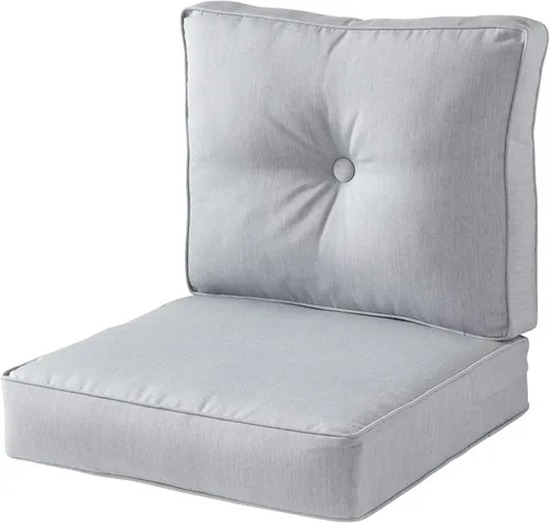Vista 18 de Greendale Home Fashions Sunbrella Premium - Juego de cojines profundos para exteriores, 2 piezas, lona Aruba