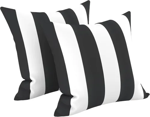 Vista 39 de LVTXIII - Juego de fundas para cojines de sofá o sillón de exteriores, para lumbar, no se decoloran, 2 unidades de 12" x 20", con relleno, estampado