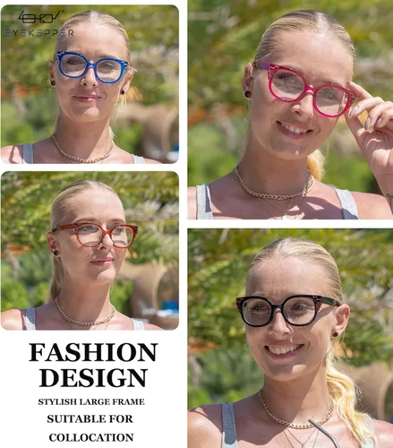 Vista 2 de Eyekepper Paquete de 4 lentes de lectura progresivos multienfoque para mujeres multifocales +1.00