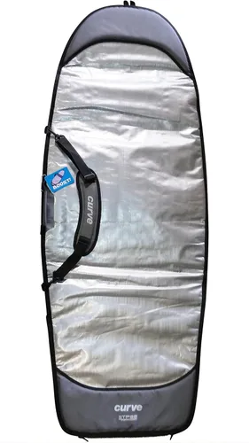 Vista 2 de Curve Mini Simmons - Bolsa de viaje para tabla de surf, Boost Retro individual con espuma de 0.787 in, tamaño de 5 pies 3 a 6 pies 3 pulgadas