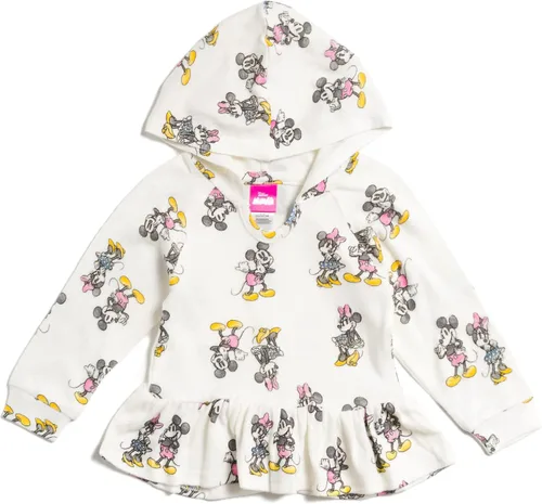 Vista 2 de Disney Mickey Mouse Minnie Mouse - Sudadera con capucha para niñas recién nacidos a niños pequeños
