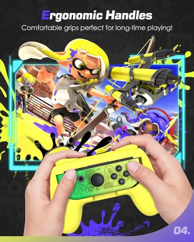 Vista 4 de MoKo Grip para Nintendo Switch OLED ModelSwitch Joy-Con 2 unidades Kit de mango ergonómico de mano compatible con Nintendo SwitchSwitch OLED 2021