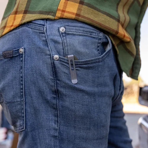 Vista 8 de Gerber Gear Confidant - Cuchillo de bolsillo EDC, cuchillo plegable de borde liso de 3.2 pulgadas, verde OD y bambú