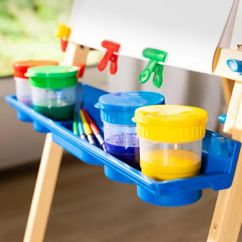 Vista 9 de Tazas de pintura a prueba de derrames Melissa & Doug, conjunto de 4 unidades, Multi