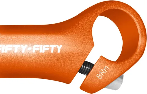 Vista 4 de FIFTY-FIFTY Extremos de barra de bicicleta, Extremos de manillar de bicicleta de montaña, Manillar elevador de bicicleta de montaña, Manillar MTB