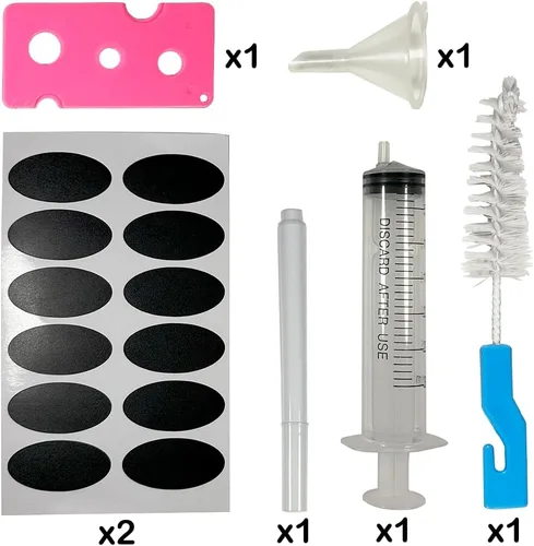 Vista 3 de Bioll - Botella de vidrio con cuentagotas de aceite esencial de 0.3 fl oz (1/3 oz). Botellas de muestra recargables con gotero reductor de orificio