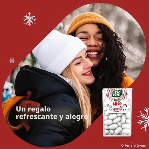 Vista 8 de Tic Tac Naughty or Nice - Menta de bastón de caramelo, menta dura, relleno de calcetines, paquete de 4, 2.9 onzas cada una