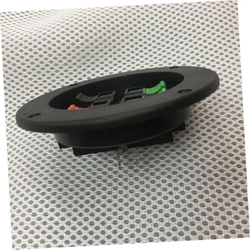 Vista 6 de 2 piezas de terminal de altavoz accesorio de poste de unión para caja de subwoofer, terminales de cable de altavoz duraderos para proyectos de audio