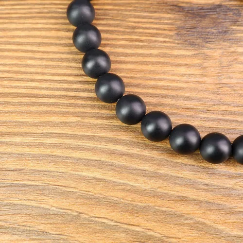 Vista 6 de COAI You Complete Me - Pulseras a juego con piedra de ónix, Piedra