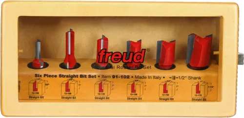 Freud 91-100 - Juego de 13 brocas súper enrutadoras 12 pulgadas