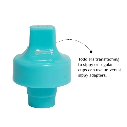 Vista 3 de Refresh-a-Baby Adaptador de boquilla superior reutilizable para botella, reutilizable, convierte fácilmente cualquier botella en un sorbo a prueba
