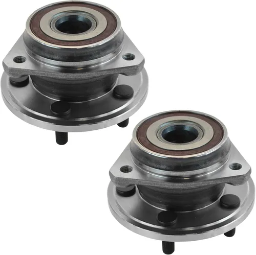 Vista 2 de Juego de 2 rodamientos de rueda delantera y conjunto de cubo 4WD compatible con Jeep Cherokee 1989-1999 1990-1992 Comanche 1993-1998 Grand Cherokee