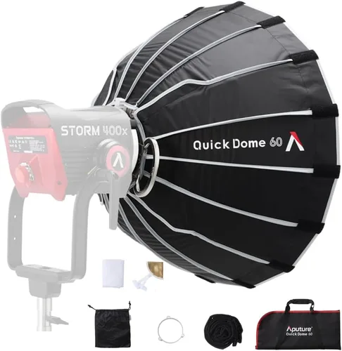 Aputure Quick Dome 60 Softbox Caja suave circular de liberación rápida Bowens Mount
