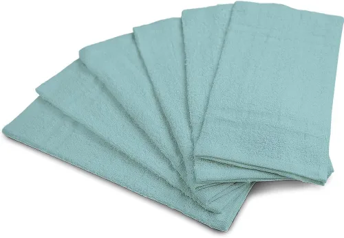 Vista 7 de Paño 100% algodón, paquete de 60, 700 GSM, paño suave para cara y cuerpo, altamente absorbente, 12 x 12 pulgadas, aguamarina