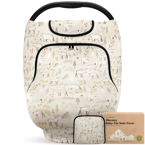 Vista 14 de KeaBabies Funda de asiento de automóvil de invierno para bebé, recién nacido, ajuste universal, fundas de asiento de automóvil para bebé, niña