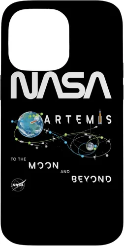 Vista 21 de NASA Artemis Mission Exploration Insignia Worm Logo Case para iPhone 16