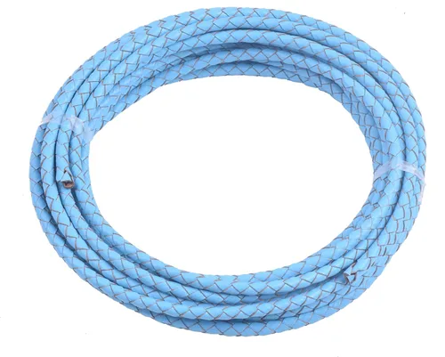 Vista 38 de KONMAY - Cordón de cuero trenzado genuino de 5 yardas, 3.0mm, marrón antiguo, redondo, para cuerda de bolo