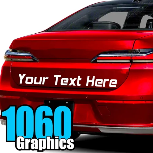 Vista 21 de 1060 Graphics - Letras de vinilo personalizables de 3 pulgadas de alto, para tu automóvil, camión, barco, puerta, ventana, letrero