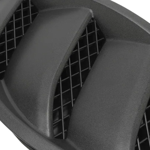 Vista 5 de Cubierta de ventilación de capó de plástico ABS para Jeep JK Wrangler 2007-2017 JK Parte # 68185319AB 68185319AA 68185318AB 68185318AA, rejillas