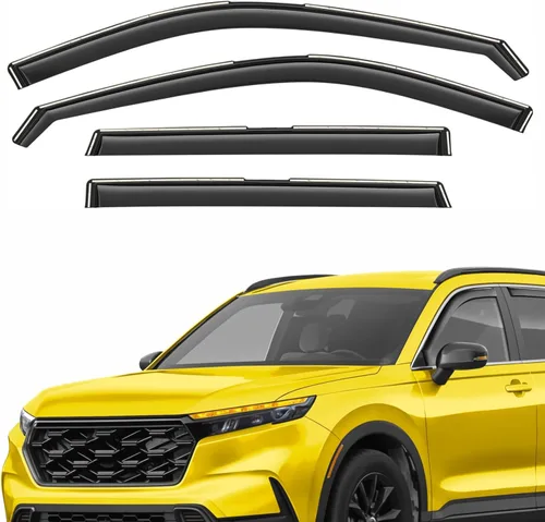 Vista 19 de Deflectores de ventana extra duraderos en el canal, protectores de lluvia aptos para Buick Encore GX 2020-2026, viseras solares, ventilación