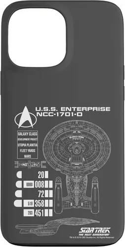 Vista 24 de Star Trek: The Next Generation U.S.S. Enterprise NCC-1701-0 Case for iPhone 17