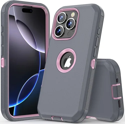 Vista 21 de COOYA Funda para iPhone Air de Protección Completa del Cuerpo contra Caídas, Funda Resistente a Prueba de Golpes de 3 Capas, Híbrida de Servicio