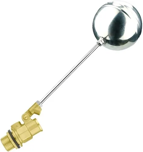 Vista 4 de Brass Float Valve - 1/2", 3/4", 1" Automatic Water Level Control Valve for Water Tanks and Towers(1Inch)