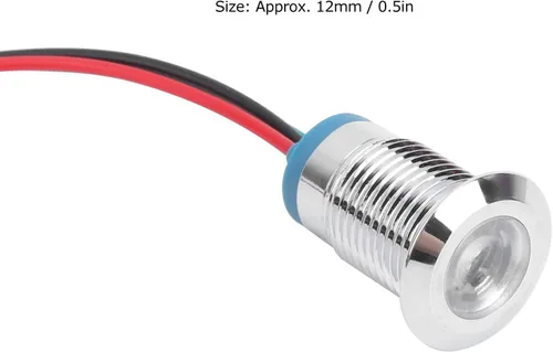 Vista 5 de Marhynchus 4 juegos de luces indicadoras LED precableadas LED redondas Rojo y verde