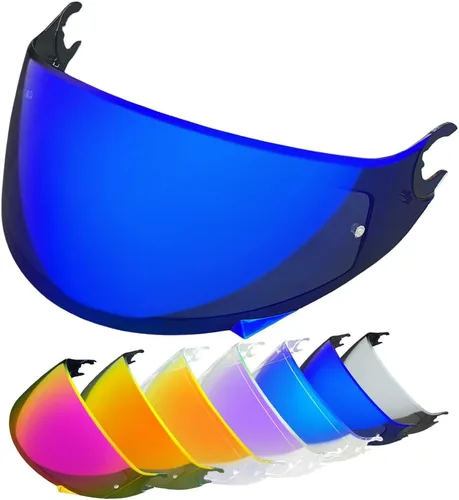 Vista 10 de D Skwal - Visera para casco de cara completa SHARK Skwal/Spartan/D-Skwal 2, apto para casco anti-UV, accesorios de repuesto (transparente)
