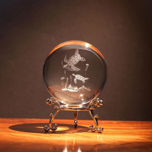Vista 7 de Pesos de papel de 60 mm con bailarina de ballet grabada con láser 3D en cristal - Diseño de bailarina elegante de 2.3 pulgadas con soporte