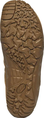 Vista 7 de Tactical Research Mini-Mil TR105 8 Tactical Boots for Men - Minimalist ArmyAir Force OCP ACU Coyote Brown Leather with Low Drop and Slip-Resistant