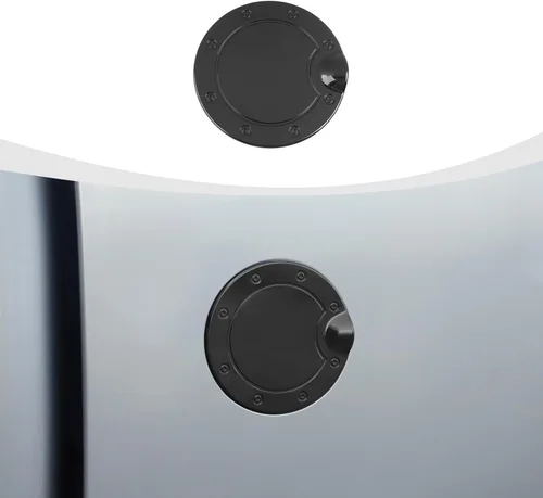 Vista 8 de RAZPOY Negro Tapa de Repuesto para Tanque de Gasolina Compatible con Chevy Silverado y GMC-SIERRA 2007-2013