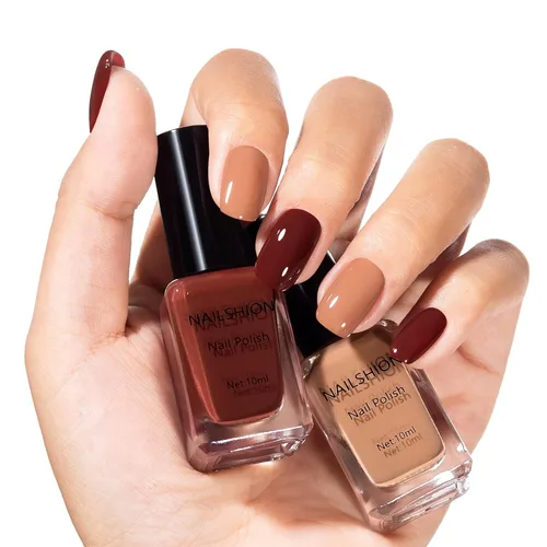 Vista 10 de Capa base y capa superior, esmalte de uñas regular transparente, rico en calcio VE secado rápido al aire fortalecimiento de uñas, sin gel, 2 piezas
