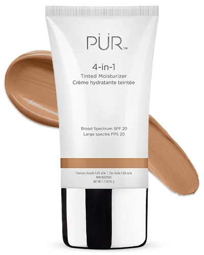 Vista 22 de PÜR MINERALS 4-in-1 Tinted Moisturizer With SPF 20 - Hydrating Face Moisturizer, Primer, & Foundation With Shea Butter, Aloe Vera & Vitamin B3